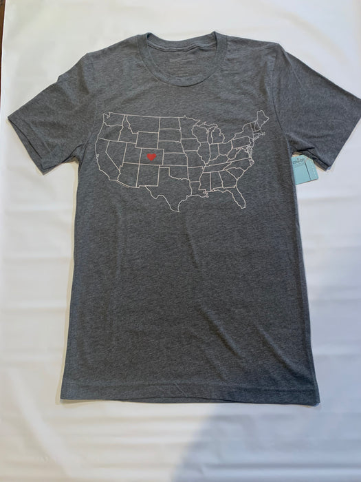 Colorado Heart Map T-Shirt