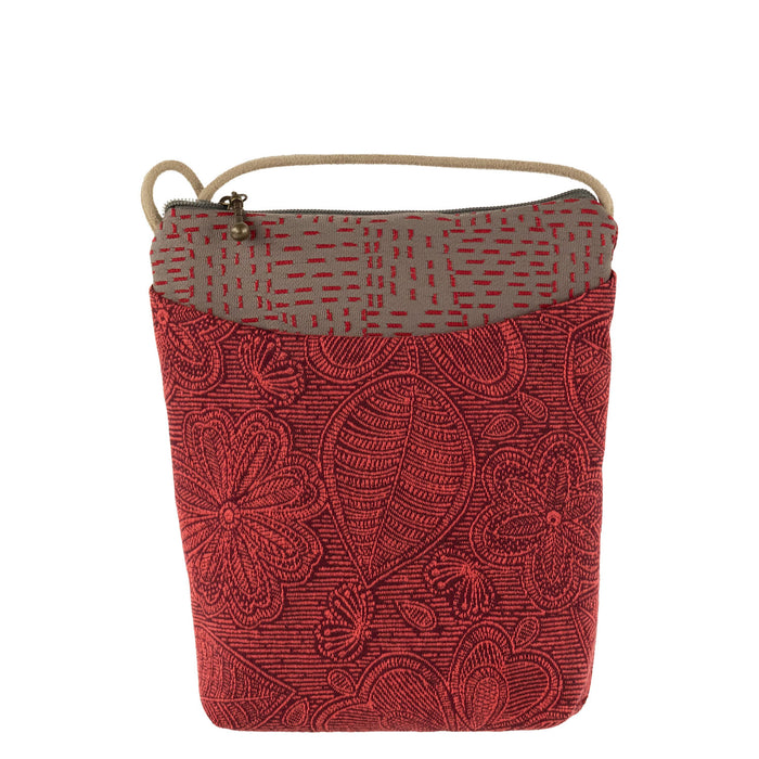 Busy Bee Sling Bag in Mehndi Red