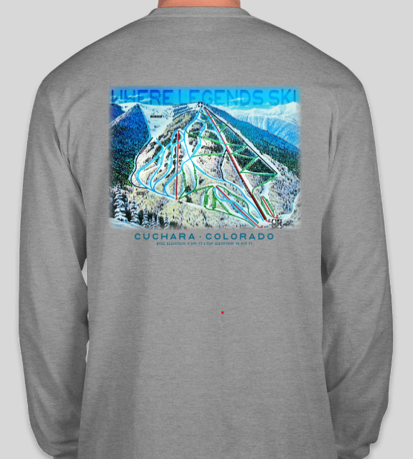 Cuchara Mountain Park Long Sleeve Trail Map T