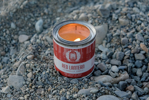 Red Lantern Citronella Candle
