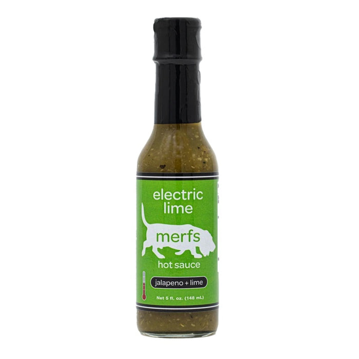 Merfs Electric Lime Hot Sauce (Jalapenos & Lime)