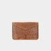 Horween Leather Snap Wallet - Tobacco Dublin Back View