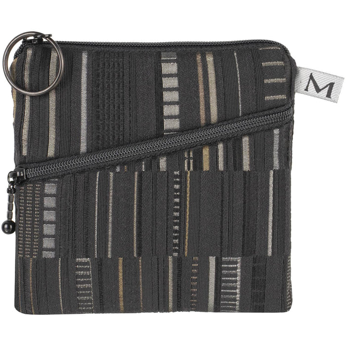 Roo Pouch in Bark Cloth Black
