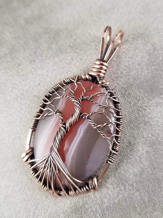 CBG Designs Tree of Life Carnelian Necklace