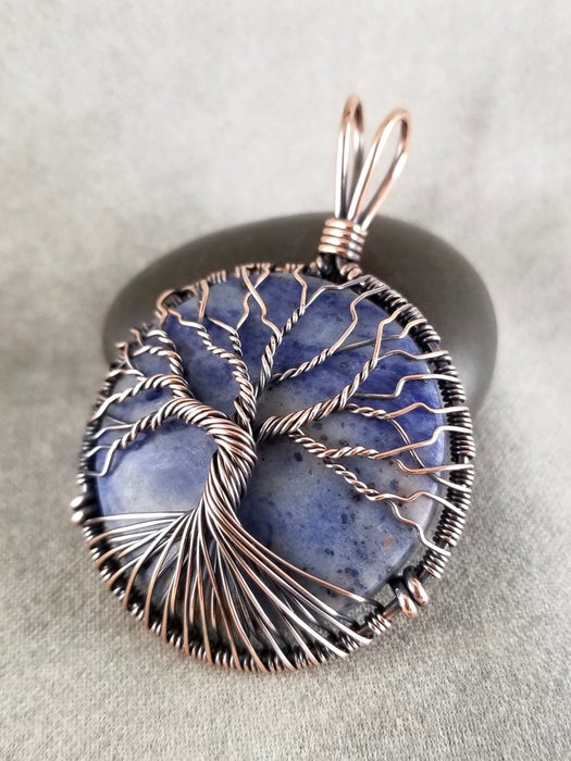 CBG Designs Tree of Life Dumortierite Necklace