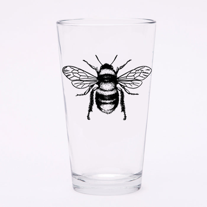 Honey Bee Pint Glass