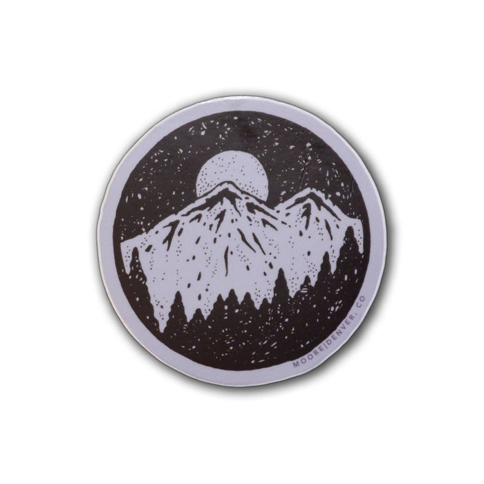 Night Sky "Mountains" Sticker