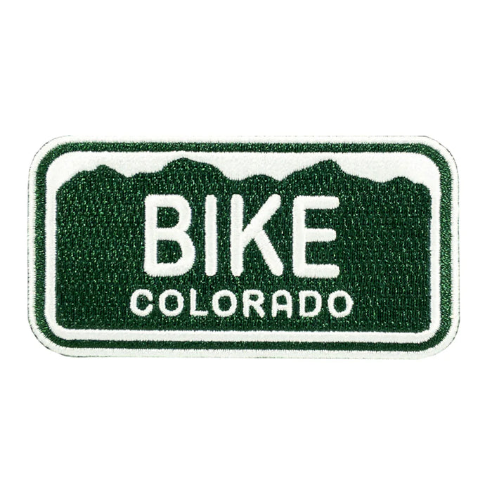 Yo Colorado Bike Colorado License Plate Patch
