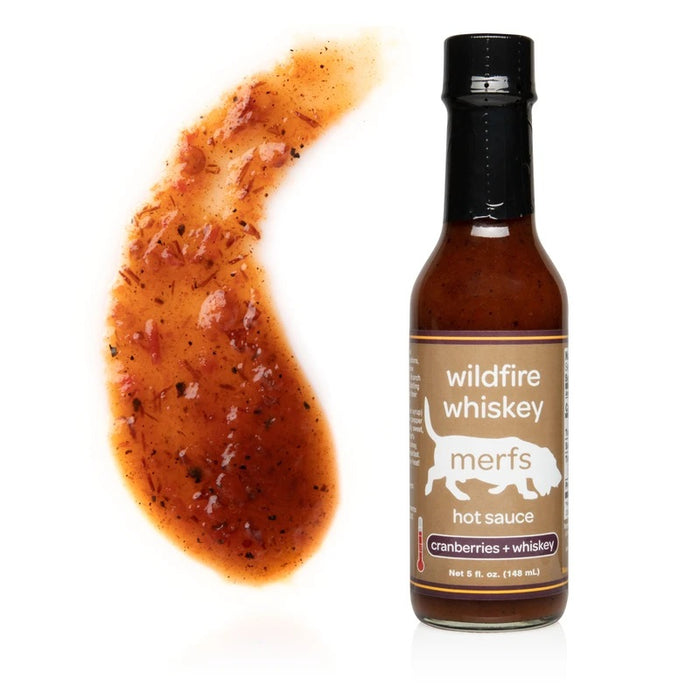 Merfs Wildfire Whiskey Hot Sauce (Cranberries & Whiskey)