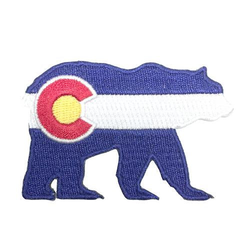 Colorado Flag Bear Patch