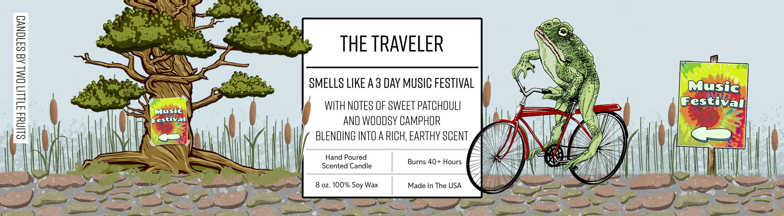 The Traveler - Patchouli Scented Soy Wax Candle