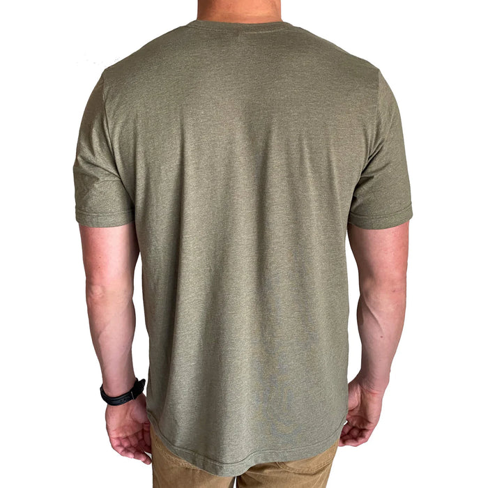 Treeline T-Shirt - Heather Olive