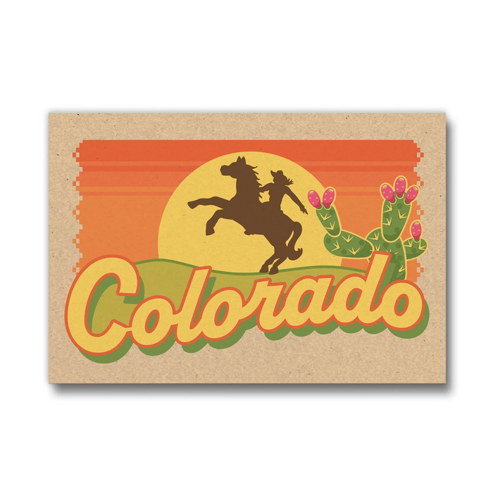 Colorado Cowgirl Magnet