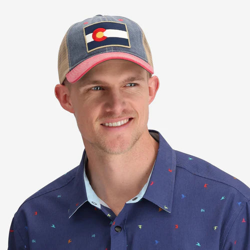 Colorado Flag Patch Trucker Hat