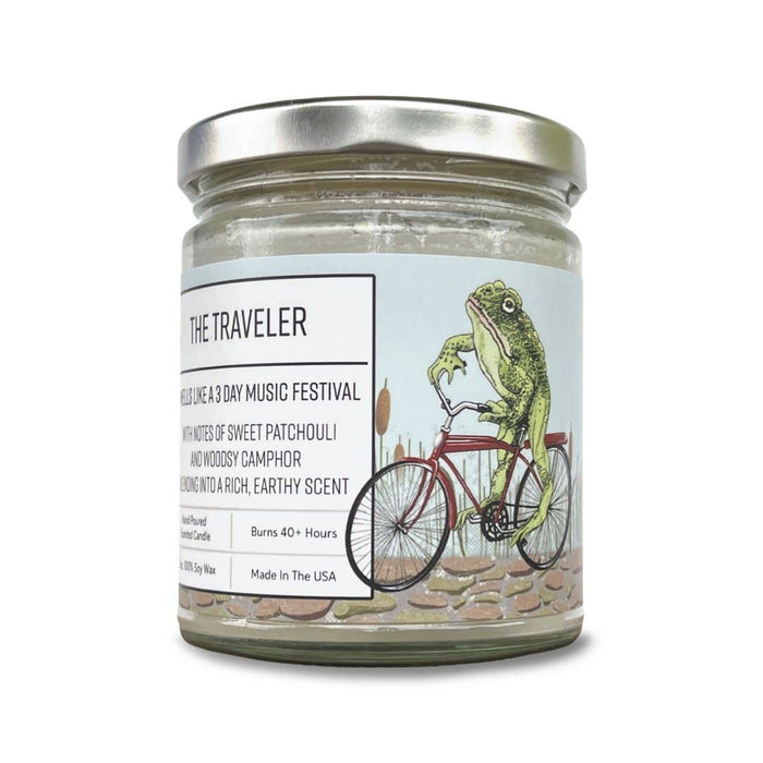 The Traveler - Patchouli Scented Soy Wax Candle