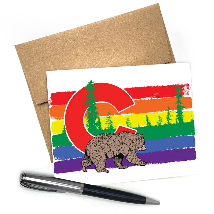 Colorado Rainbow Greeting Card