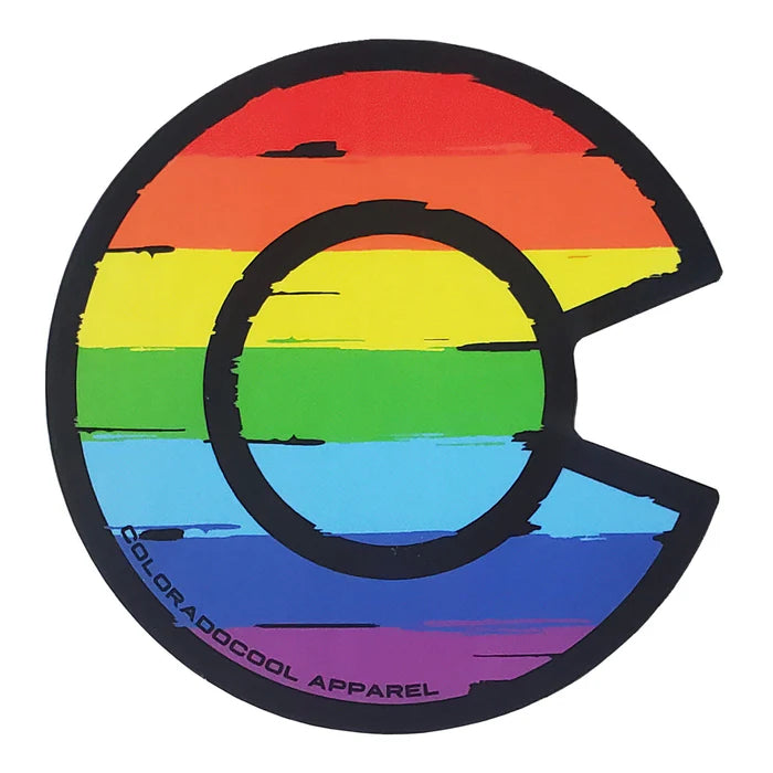 Colorado Pride Rainbow Sticker