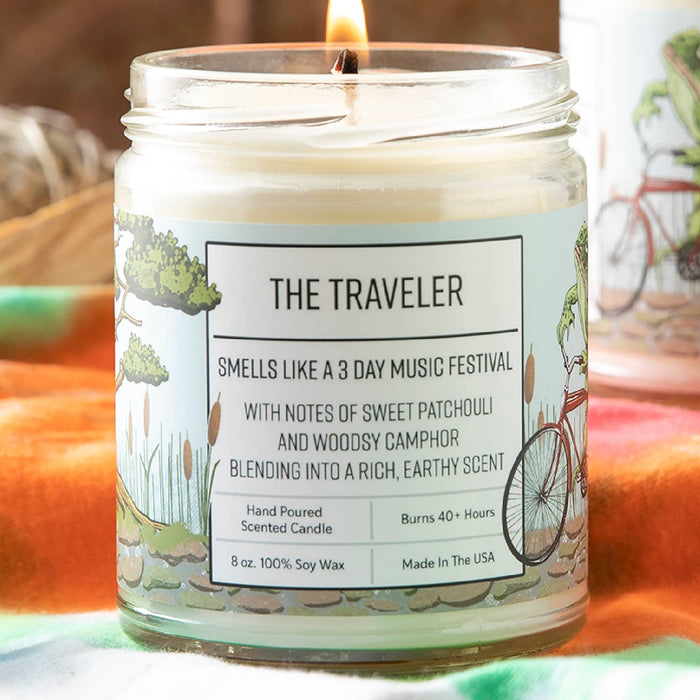 The Traveler - Patchouli Scented Soy Wax Candle