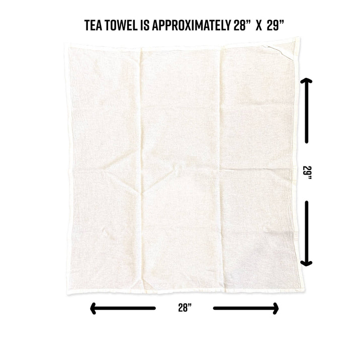 Raccoon "Stay Trashy" Cotton Tea Towel