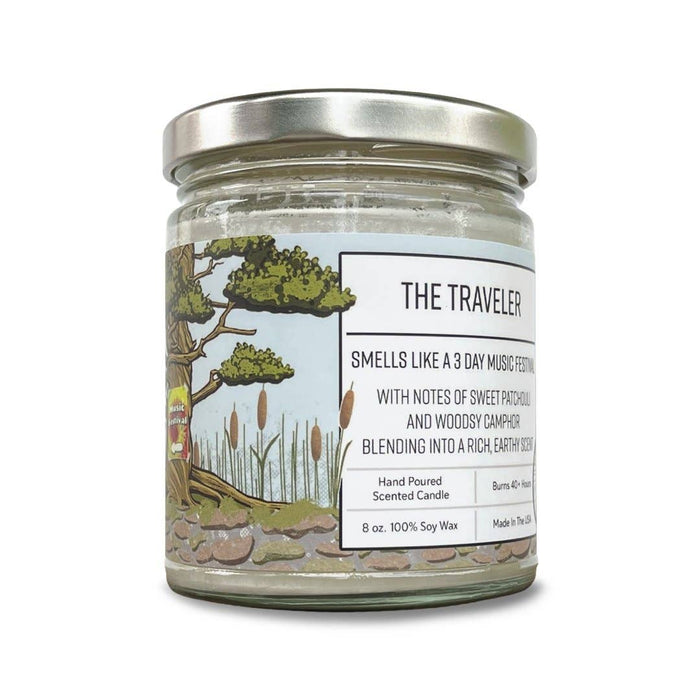 The Traveler - Patchouli Scented Soy Wax Candle