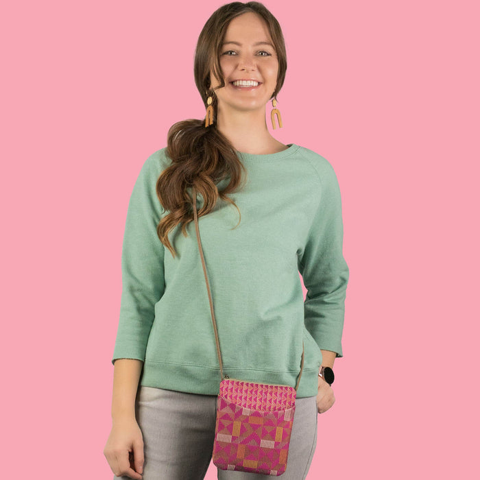 Cupcake Crossbody Bag Americana Pink
