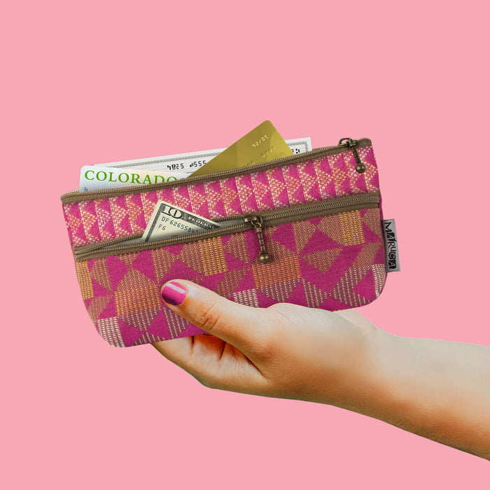 Heidi Wallet in Americana Pink