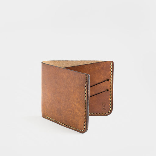 Horween Leather Billfold Wallet - Tobacco Dublin