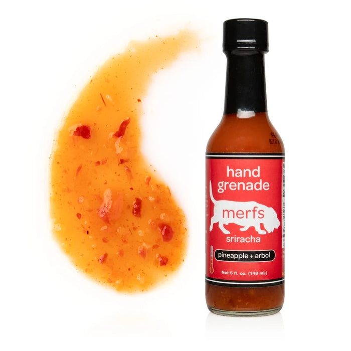 Merfs Hand Grenade Sriracha Hot Sauce (Pineapple & Arbol)