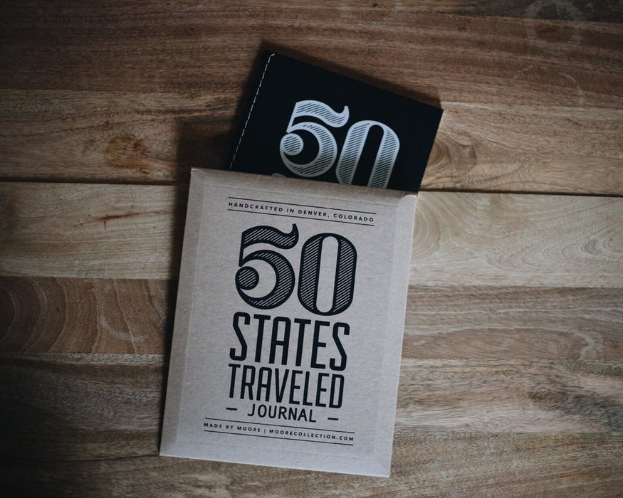 Moore Collection 50 States Traveled Journal