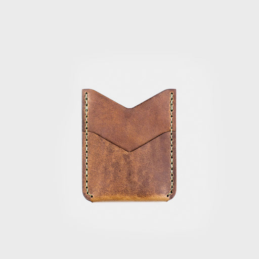 Horween Leather Slash Wallet - Tobacco Dublin