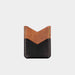 Horween Leather Slash Wallet - Tobacco/Black Dublin