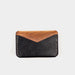 Horween Leather Triple Wallet - Tobacco/Black Dublin Inside View
