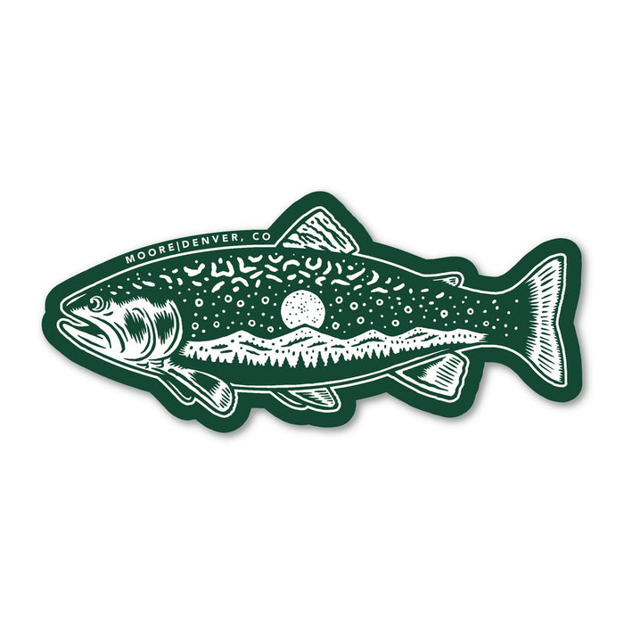Moore Collection Trout Sticker