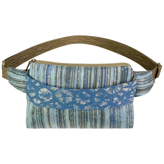 Maruca Design Hip Pocket Fanny Pack in Abstract Strokes Cool