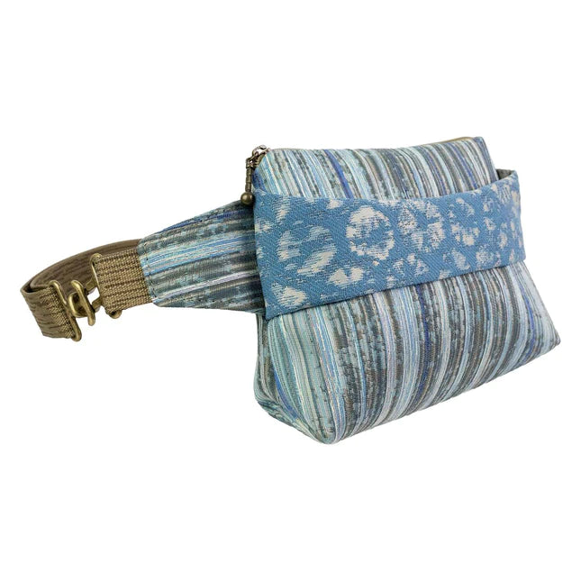 Maruca Design Hip Pocket Fanny Pack in Abstract Strokes Cool