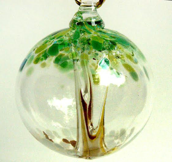 Hand Blown Aspen Tree Ornament