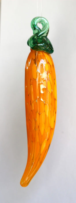 Glass Rocks Studio Hand Blown Banana Pepper Ornament