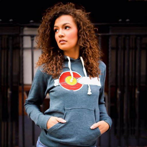 Classic Colorado Flag Pullover Hoodie