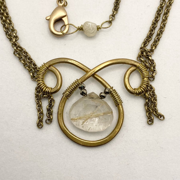Rutilated Quartz Necklace