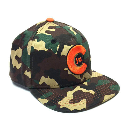 Kids Camo Flat Bill Hat