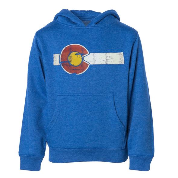 Colorado Flag Pullover Hoodie for Kid's