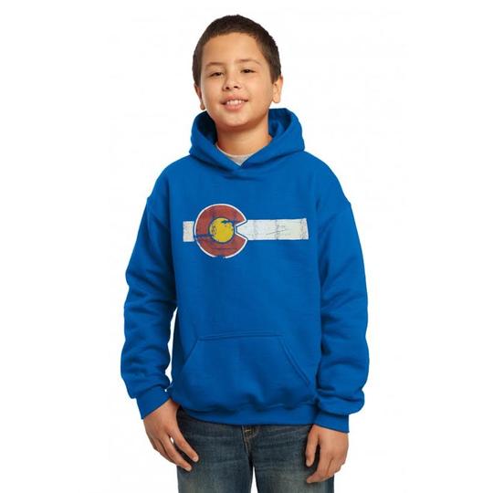 Colorado Flag Pullover Hoodie for Kid's