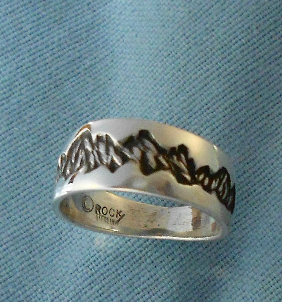 Mountain Ring - Sterling Silver