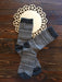 Mt. Belford Merino & Angora Socks in Gray