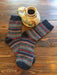 Mt. Oso Merino & Angora Socks in Blue