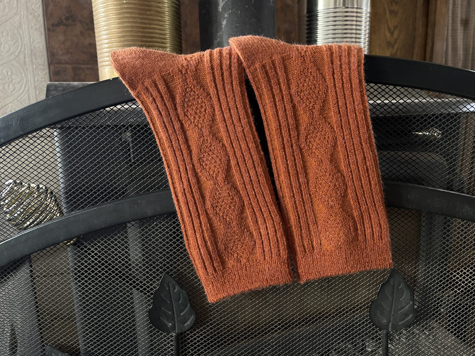 Phoenix Fiber Mill Mt. Oxford Merino & Angora Socks