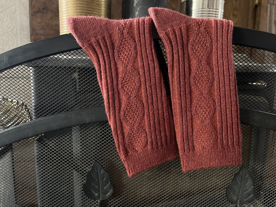 Phoenix Fiber Mill Mt. Oxford Merino & Angora Socks