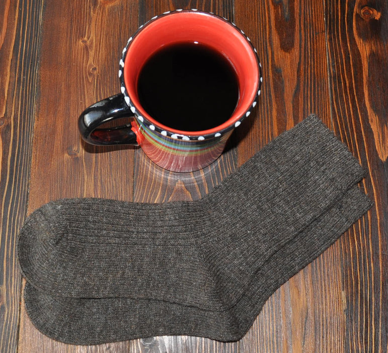 Mt. Princeton Merino & Lycra Socks in Brown