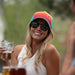 Sunset Fader Trucker - Small Fit Modeled