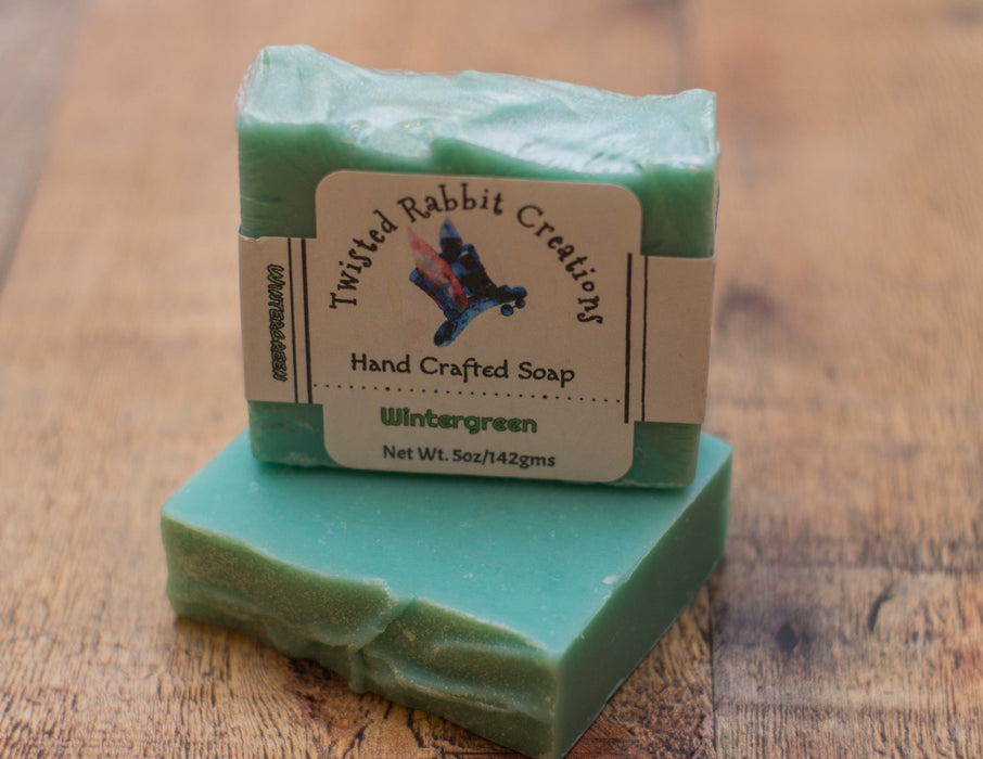 Handcrafted Wintergreen Soap by Twisted Rabbit Creations, Pueblo CO